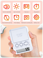 Jam Timer Digital Multifungsi Penghitung Waktu Baru Terlaris untuk Meja dan Dapur