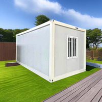 Portable modulaire 2 3 chambres conteneur en bois cabine préfabriquée paquet plat Mobile jardin prêt à l'emploi pliable pliant hôtel maisons maison