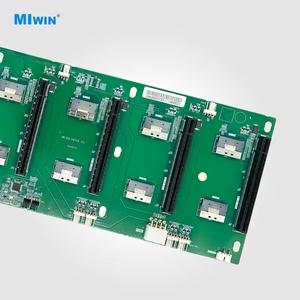 Tùy chỉnh <span class=keywords><strong>6</strong></span> khe cắm sff8654x8 pcie4.0 GPU ván chân tường 5 thẻ 10 thẻ giải pháp mở rộng GPU bảng nối đa năng - Product Image 6