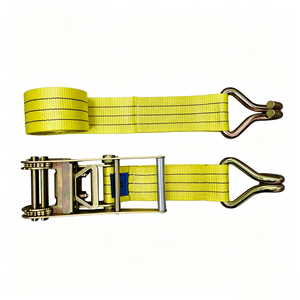 Sangle d'arrimage à cliquet en polyester PP résistante à l'usure, 75 mm, 8T, haute capacité, sans crochet, pour entrepôt de stockage, fabrication OEM au Vietnam - Product Image 1