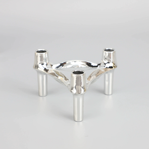 Minimalist tarzı üçgen mumluk şamdan süsler Metal kombinasyonu restoran ev el sanatları - Product Image 4