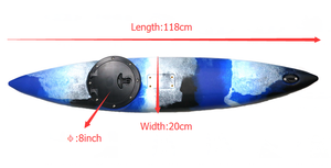 スタビライザーアクセサリードロップシッピング強化シンプルジェットカヤック、シングルシートパドルカヤック電動カヌー/モーター付きカヤック - Product Image 5