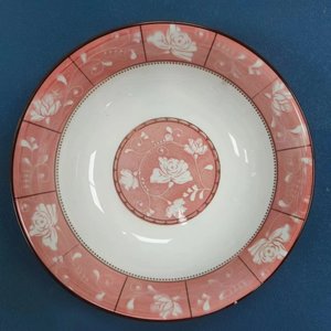 Plato de sopa de cerámica azul y blanco con estampado de 8 pulgadas, juego de platos de cena creativos para desayuno, pastel, aperitivos, Decoración de mesa, regalo - Product Image 3