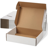 Emballage kraft noir personnalisé en carton ondulé boîte d'expédition postale pour abonnement
