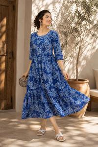 Women's Printed <b>Summer</b> <b>Dress</b> Floral <b>Boho</b> Holiday Outfit for Beach Travel Casual Days and Weekend Events - Product Image 2