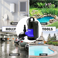 Pompe submersible à eau sale avec interrupteur automatique intégré, 400W, 8000LPH, hauteur maximale de 5M, pompe de drainage d'eau sale, 8/15HP, 2100GPH, pompe de puisard d'eaux usées