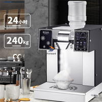 Machine à glace pilée en flocons de neige Bingsu commerciale pour l'après-midi, machine à Bingsu coréenne à vendre
