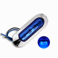 Feux de position latéraux LED étanches, 4 LED, pour camion, remorque, camping-car, 12V-24V