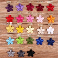 Patchs brodés de fleurs 2,8*2,9 cm, thermocollants, pour réparation de vêtements, patchs décoratifs brodés pour vestes, jeans, sacs