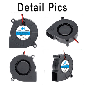 5V 50x50x15 mét 12V không chổi than Duct Quạt hướng trục OEM ODM không thấm nước cho thanh lọc không khí & 3D máy in - Product Image 6