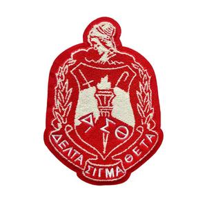 Design de broderie de sororité avec paillettes et sequins, lettres grecques personnalisées scintillantes, fichiers DST <span class=keywords><strong>PES</strong></span> pour équipes de danse et tenues de spectacle - Product Image 1