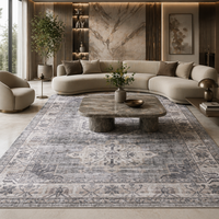 Tapis imprimé numérique HD, doux, à poils ras, antidérapant, pour salon, chambre à coucher, décoration intérieure