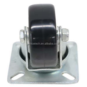 عجلة القطر الخارجي: 2 "مع تحمل مادة سوداء: الصلب + البلاستيك عجلات الفريزر قطع غيار الثلاجة - Product Image 6