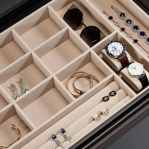 Unihopper Jewelry Box 600 Aluminum Soft Material Jewelry Organizer Storage Drawer <b>Insert</b> For <b>Wardrobe</b> - Product Image 1