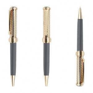 Bolígrafos de Metal con Logotipo Grabado Personalizado, Bolígrafos de Lujo en Dorado/Plateado/Azul para Regalos Promocionales de Negocios y Oficina - Product Image 3