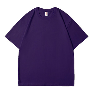 T-shirt uni surdimensionné en coton biologique 100% tissé et brodé, 210 GSM, respectueux de l'environnement, 66 couleurs naturelles, certifié GOTS, unisexe - Product Image 4