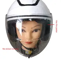 재고 명확한 삽입 안개 오토바이 바이저 필름 패치 렌즈 헬멧