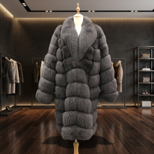 Manteau en duvet épais et chaud pour homme, imperméable, avec capuche et fourrure de renard finlandais, OEM - Product Image 3