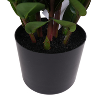 Arbre en pot artificiel en eucalyptus argenté miniature personnalisé pour la décoration intérieure, 50 cm, haute qualité, résistant à l'eau et aux UV