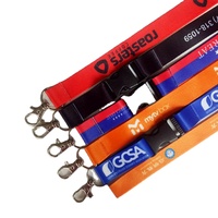Porte-clé porté par Sublimation et impression thermique en Polyester, livraison gratuite, porte-carte d'identité, lanière personnalisée