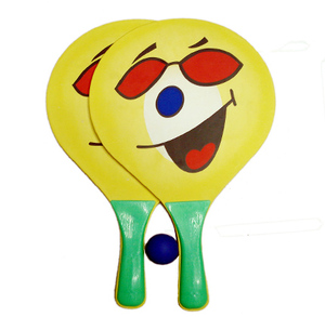 Los palos de dibujos animados de <span class=keywords><strong>la</strong></span> <span class=keywords><strong>playa</strong></span> promocional de Disney personalizan <span class=keywords><strong>el</strong></span> logotipo de <span class=keywords><strong>la</strong></span> raqueta de <span class=keywords><strong>playa</strong></span> de madera con pe - Product Image 4