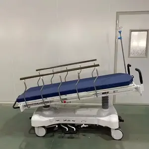 UP To Date Medical Transport Stretcher For Emergency Room Patient Hydraulic Stretcher Cart Bed
