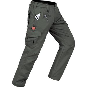 Pantalons de travail pour hommes personnalisés, cargo, tactiques, ripstop, imperméables, légers, pour la randonnée en plein air, avec poches - Product Image 1
