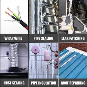 <span class=keywords><strong>Ruban</strong></span> de feuille d'aluminium Isolation <span class=keywords><strong>Adhésif</strong></span> en métal <span class=keywords><strong>Haute</strong></span> <span class=keywords><strong>température</strong></span> <span class=keywords><strong>Ruban</strong></span> HVAC robuste pour le système de conduits d'<span class=keywords><strong>échappement</strong></span> du séchoir - Product Image 6