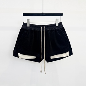 <span class=keywords><strong>Shorts</strong></span> <span class=keywords><strong>Eleganti</strong></span> e Versatili in Stile Dark Design con Elastico in Vita e Coulisse, Perfetti per il Quotidiano e il Pendolarismo - Product Image 3