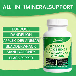 כמוסות אצות ים אורגניות טבעוניות של דרומקה OEM עם אשוגנדה לעור בריא, ניקוי רעלים וירידה במשקל - Product Image 4