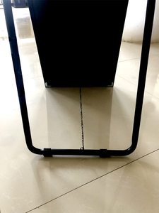 Espejo de pie de cuerpo entero minimalista moderno con marco de aleación de aluminio y metal negro, 4 mm de grosor, <span class=keywords><strong>Kingwin</strong></span>, directo de fábrica - Product Image 3