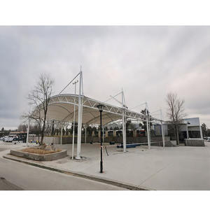 Toldo de Tela para Exteriores, Estructura de Membrana Tensada, Carpa Deportiva para Cancha de Tenis, Baloncesto y Pádel - Product Image 2