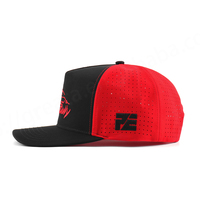 Gorra de Golf Deportiva Personalizada al por Mayor con Logotipo, Bicolor, Bordado, Unisex, Dobby, Estampado de Leopardo, Transpirable, Impermeable, para Exteriores