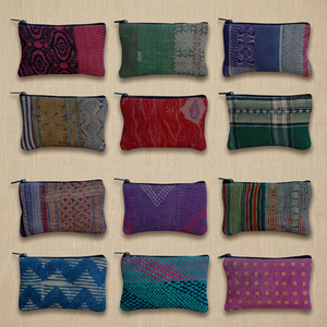 กระเป๋าสตางค์ Kantha ปักลายวินเทจ - Product Image 4