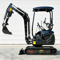 Livraison gratuite, mini-excavatrice de 1,8 tonne, moteur Kubota, petite excavatrice de 1 tonne, 2 tonnes, mini-excavatrice, micro-excavatrices avec accessoires