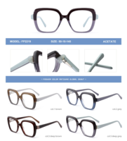 Monturas de Gafas Ópticas al por Mayor, Monturas Grandes para Hombre, Gafas Ópticas de Marca, Fabricante de Gafas de Acetato Azul, OEM