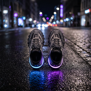 Zapatillas Casuales de Diseñador de Moda 2026 con Logotipo de Alta Costura, Zapatos para Caminar de Tendencia, Zapatos de Tela Elástica con Entresuela de Goma de Alta Calidad - Product Image 3