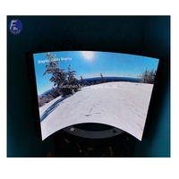 Pantalla LED Flexible para Interiores, Módulo de Video LED Curvo en Forma de X para Pared de Fondo en Eventos y Conferencias