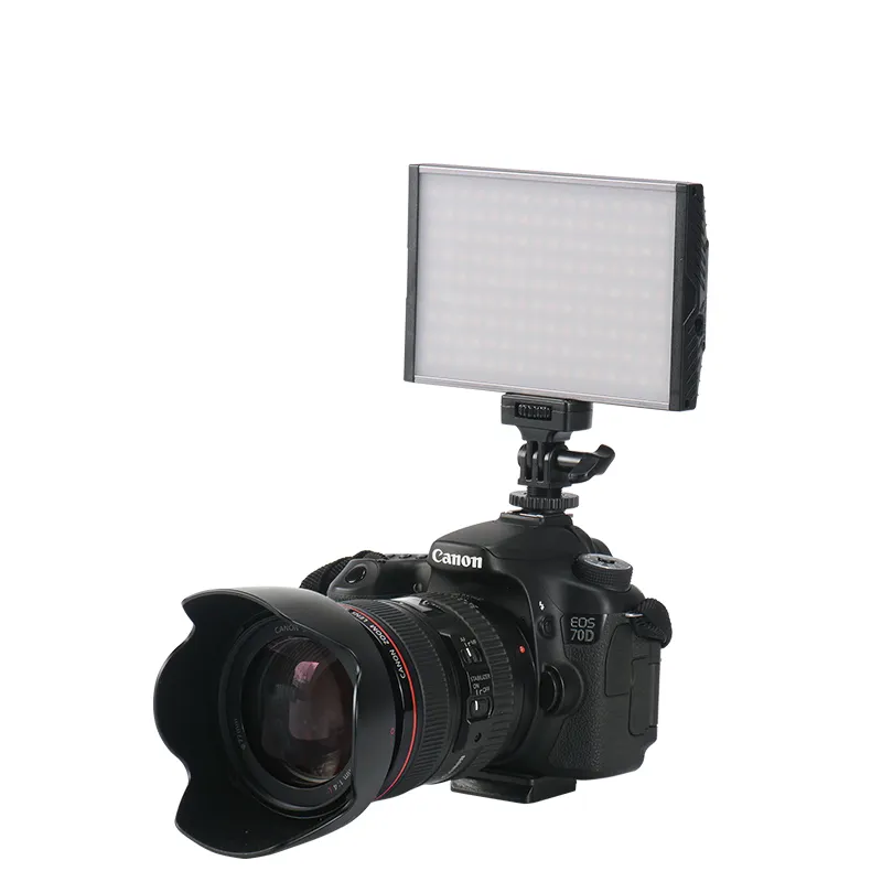 Tolifo-Luz Led bicolor para Flash de cámara, fuente de alimentación DC para equipo de fotografía de estudio de vídeo Digital