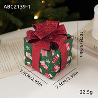 Boîte cadeau en mousse scintillante, centre de table de Noël, ornement à suspendre pour sapin de Noël, accessoire de décoration pour photomaton de fête