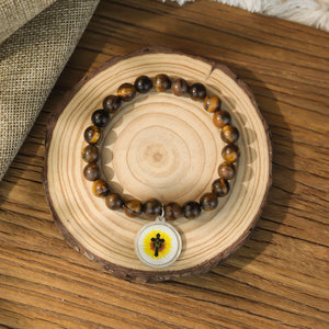 Nuevo diseño regalo religioso NFC diario versículo <span class=keywords><strong>de</strong></span> la Biblia pulseras cruzadas Unisex código QR personalizado versículo <span class=keywords><strong>de</strong></span> la Biblia Chip pulsera cruzada <span class=keywords><strong>de</strong></span> piedras preciosas - Product Image 6