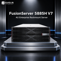 Serveur de virtualisation de centre de données d'entreprise FusionServer 5885H V7 4U en rack, tout neuf, avec prise en charge du cloud