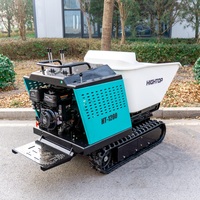 Kompakter Drehbarer Schaufel-Minidumper Benzin/Diesel Optional Mini-Raupendumper für Gewächshaus- und Gartenprojekte