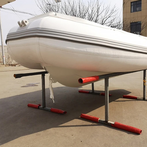 Gommone a Chiglia Rigida in Hypalon per Pesca e Soccorso Dinghy in Alluminio CE Piccolo da 270cm per Laghi e Fiumi 4 Persone 10hp - Product Image 3