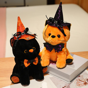 Décoration de fête Halloween <span class=keywords><strong>Ghost</strong></span> Black <span class=keywords><strong>Cat</strong></span> Poupée Accessoires de poupée en peluche pour enfants Chat - Product Image 5