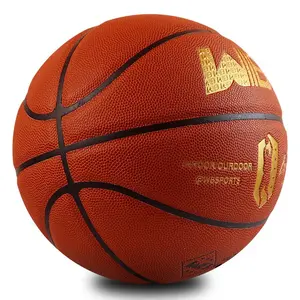 高品質の高度なマイクロファイバーレザー大人の屋内スポーツfiba標準プライベートラベル圧縮バスケットボールボール