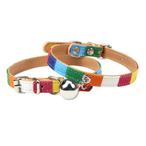 <strong>Best</strong>-<strong>selling</strong> Luxury Personalized Solid PU Bell Collars for <strong>Dogs</strong> &amp; Small Animals Available All Year Round - Product Image 1
