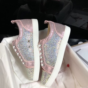 Casual Women's Red Bottoms for Men Shoes Lace-Up <b>Net</b> Upper Retro Walking Shoes 2026 Luxury Designer Cushioning Plastic Sneakers - Product Image 2