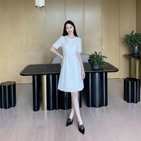 Robe pour femmes, tenue de bureau pour femmes, robe formelle en deux pièces ivoire, vêtements de carrière, OEM ODM
