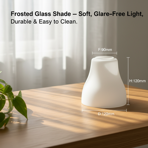 Paralume <span class=keywords><strong>in</strong></span> <span class=keywords><strong>vetro</strong></span> a forma di campana, ecologico, di ricambio per illuminazione domestica, sala da pranzo, esterni e hotel. - Product Image 2